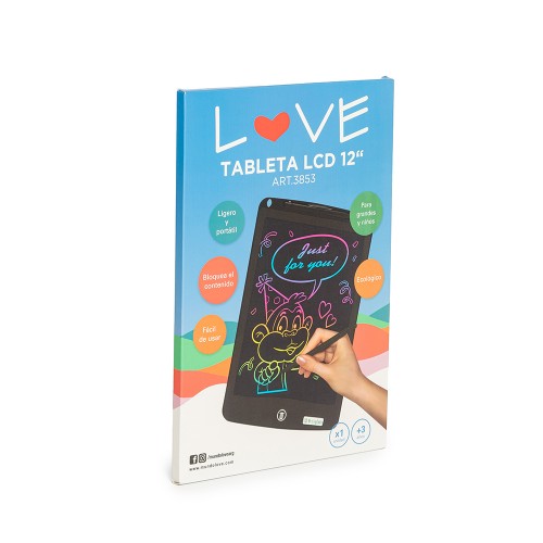 Tableta LCD 12.5" de colores-LOVE