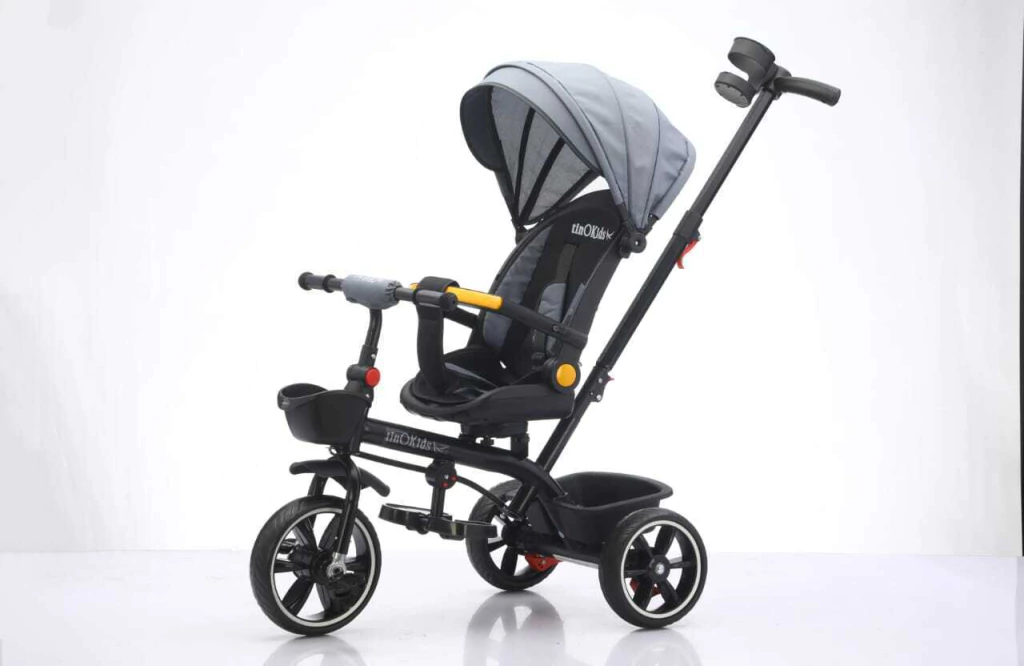 Triciclo Paseador Evolutivo 5 en 1 con asiento giratorio 360°
