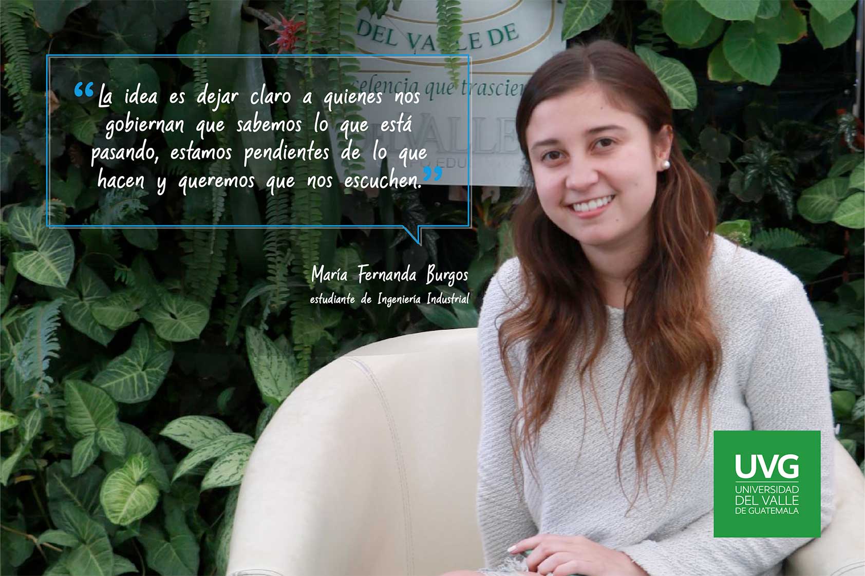 Estudiantes de UVG buscan incidir en propuestas para Guatemala Estudiantes de UVG buscan incidir en propuestas para Guatemala