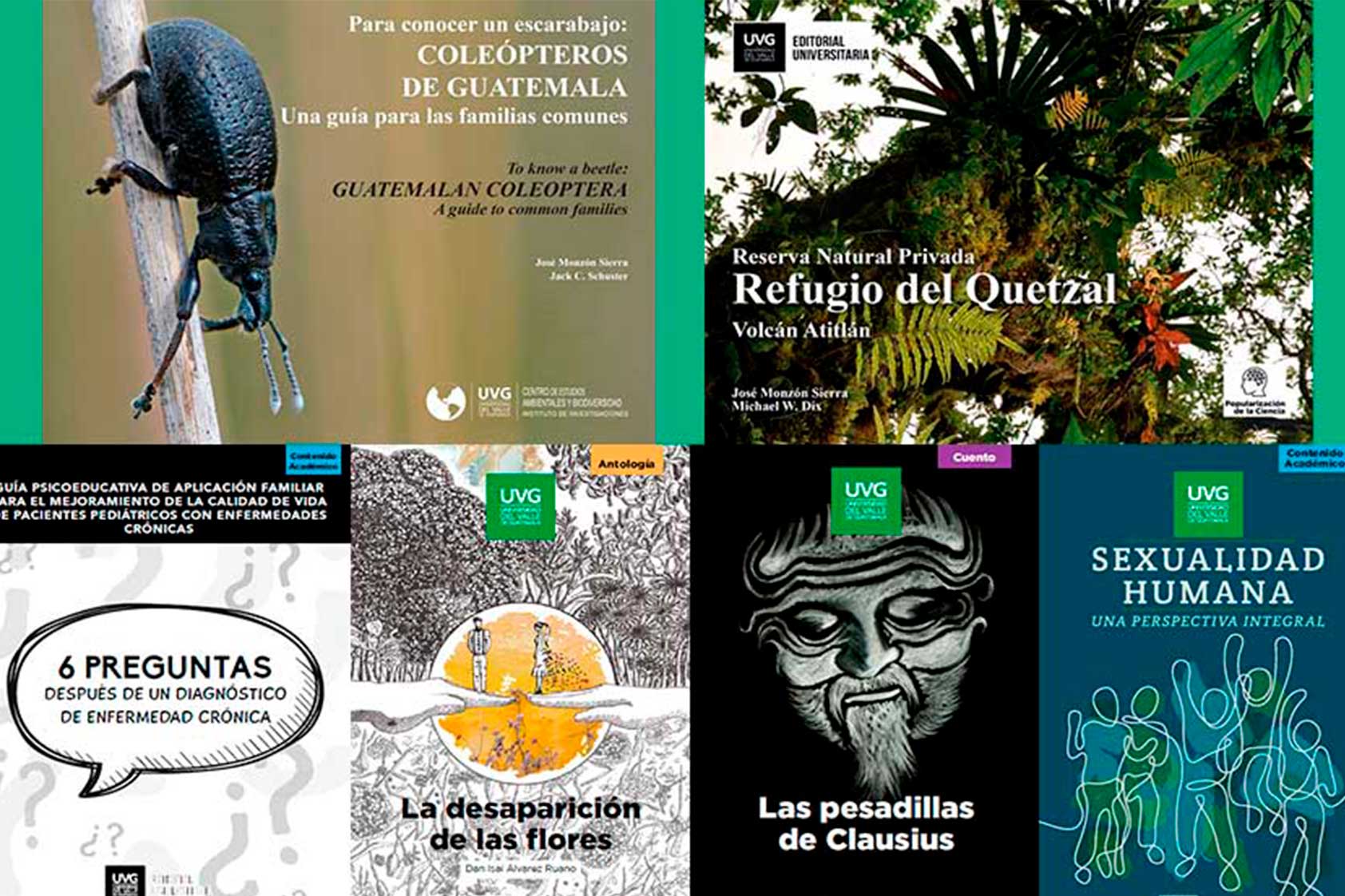 Editorial UVG arranca con importante aporte a la literatura e investigación