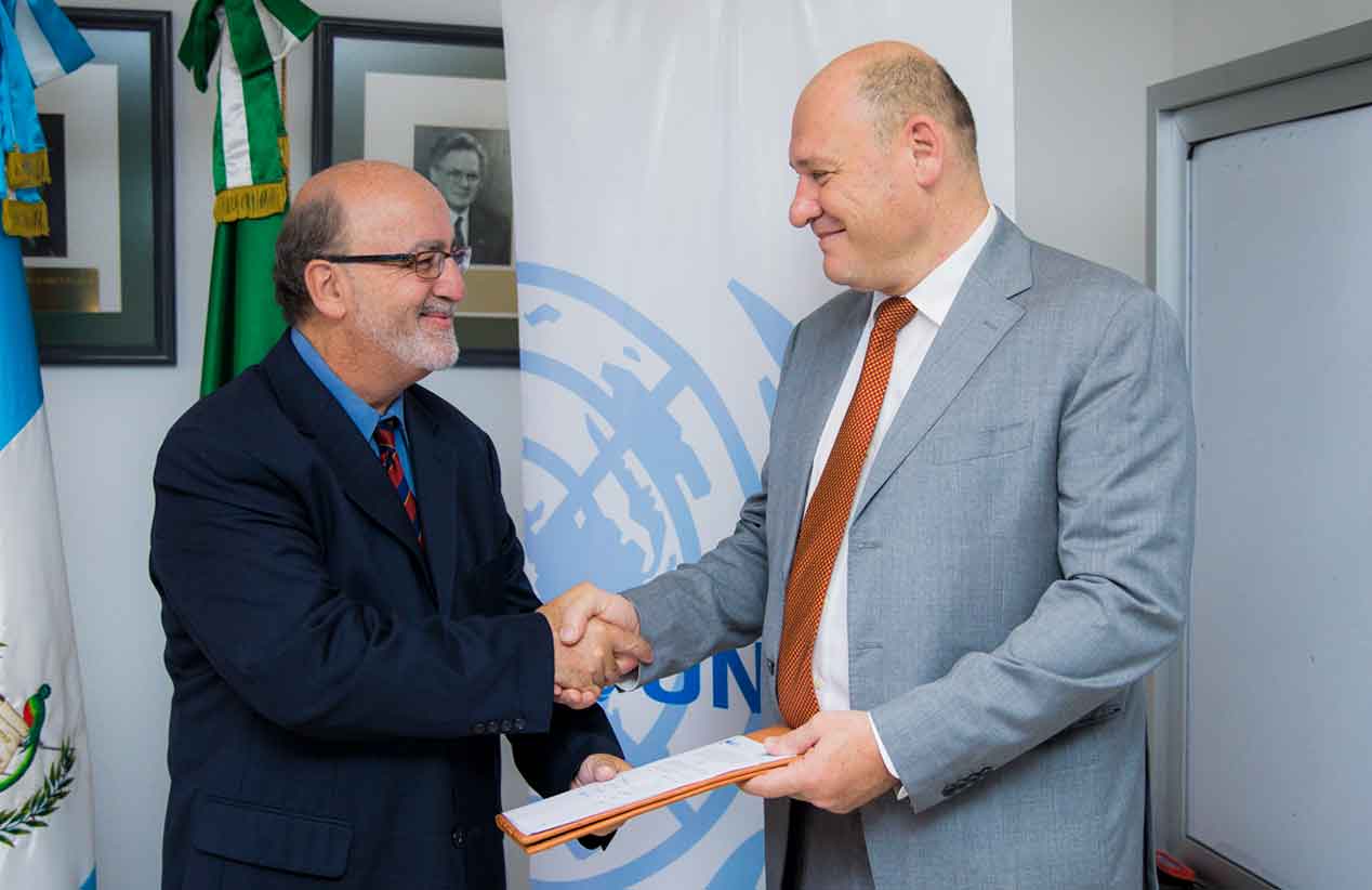 UNOPS y UVG firman convenio de apoyo interinstitucional