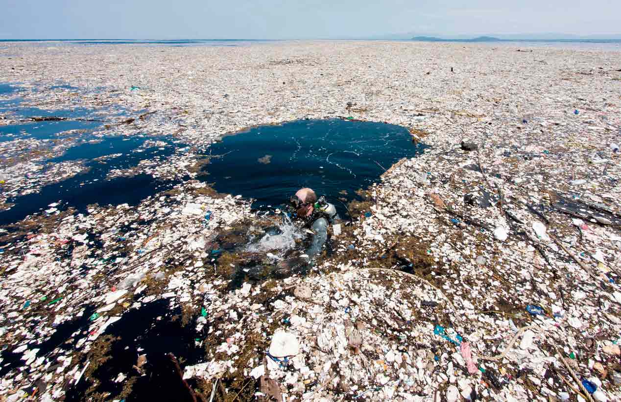 No solo los más de 1.5 kilómetros cuadrados de plástico ponen en peligro a nuestros mares