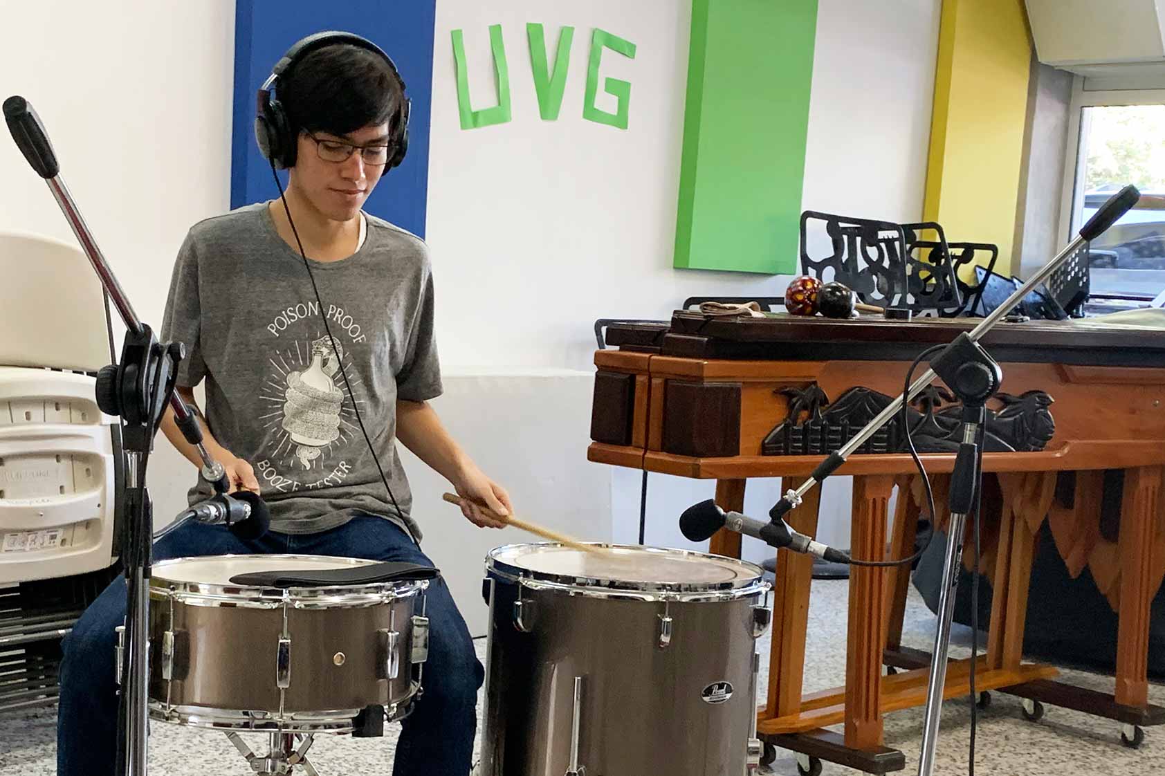 André Avalos, estudiante de Ingeniería Civil Ambiental