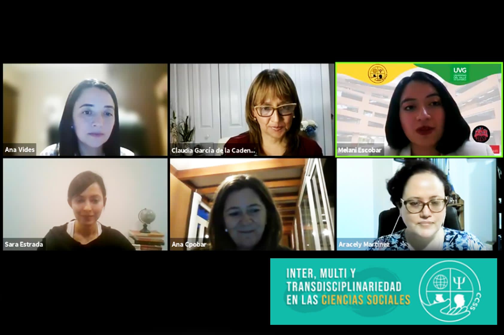 Inter, multi y transdisciplinariedad en el Primer Congreso de Ciencias Sociales