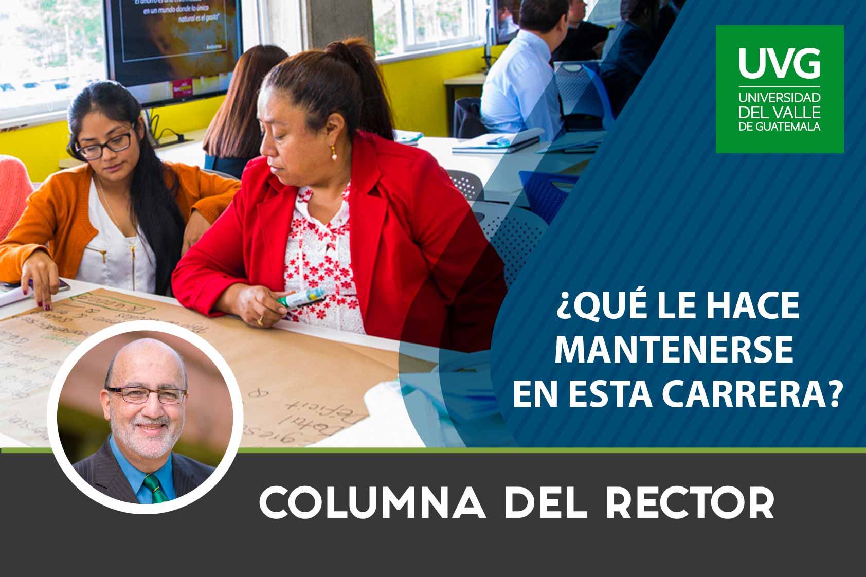 ¿Qué le hace mantenerse en esta carrera?