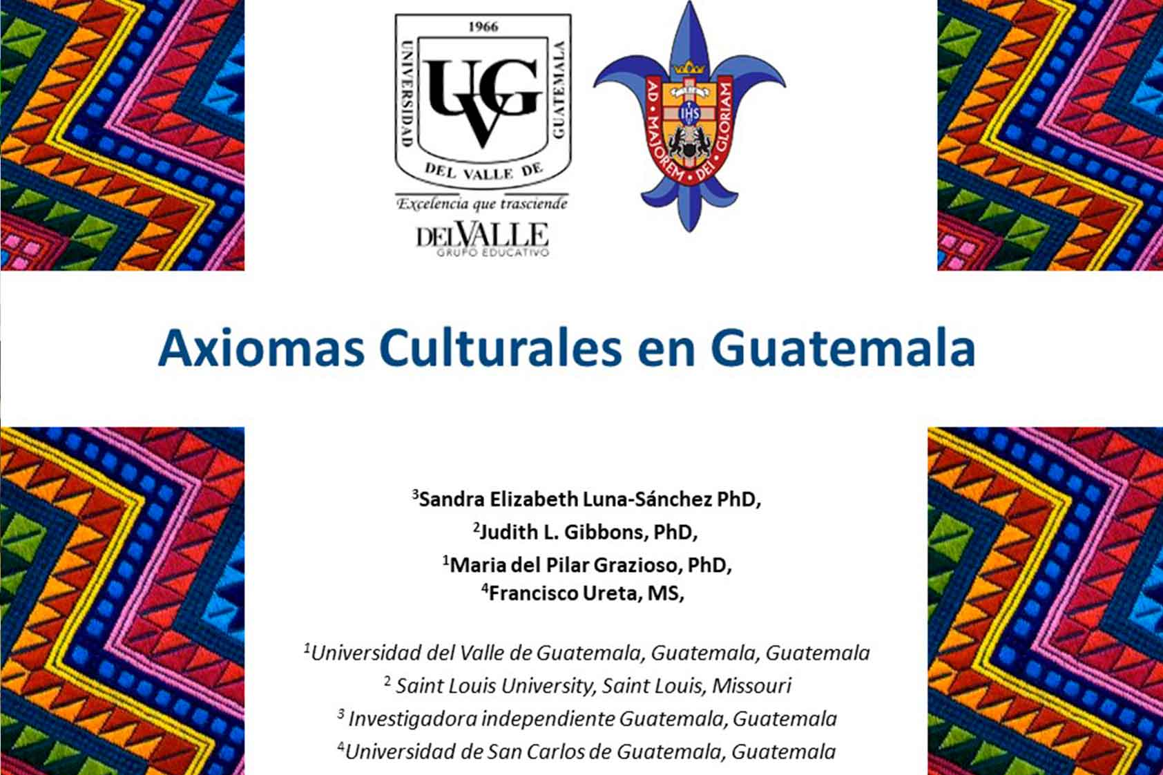 Axiomas Culturales en Guatemala