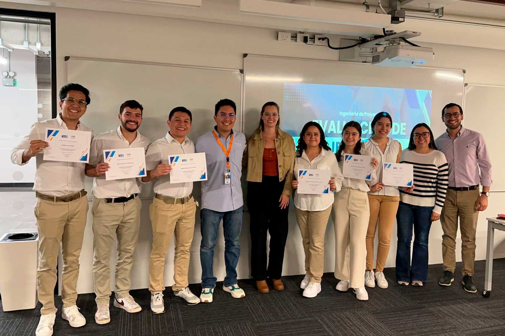Estudiantes de Ingeniería Industrial presentan proyecto para United Way Guatemala
