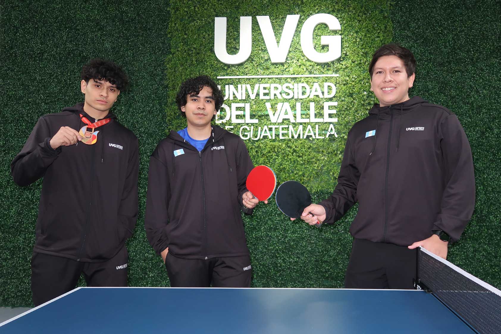 Club de Tenis de Mesa UVG logra quinto lugar y medalla de bronce individual en FISU Américas 2024