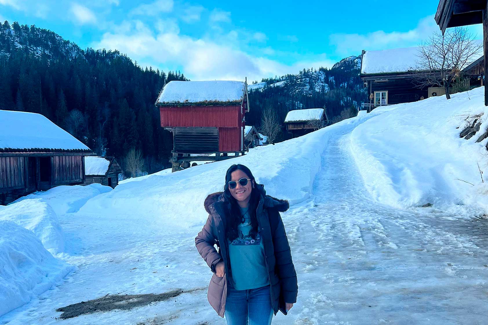 Felicia Tiniguar cursa un semestre completo de intercambio en Noruega