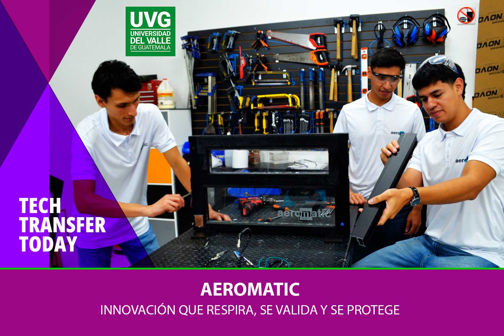 Aeromatic: innovación que respira, se valida y se protege