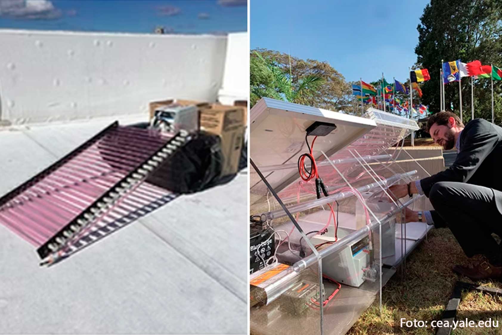 Investigadores del CEA-UVG validan tecnología de techo solar para purificar agua