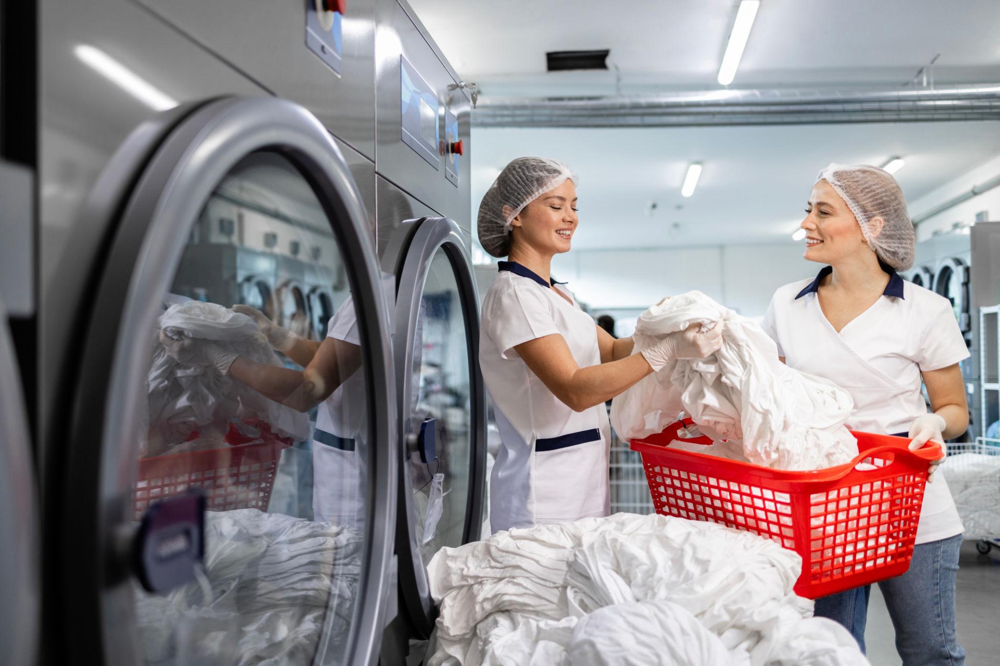 Professional commercial laundry processing for hotels and businesses