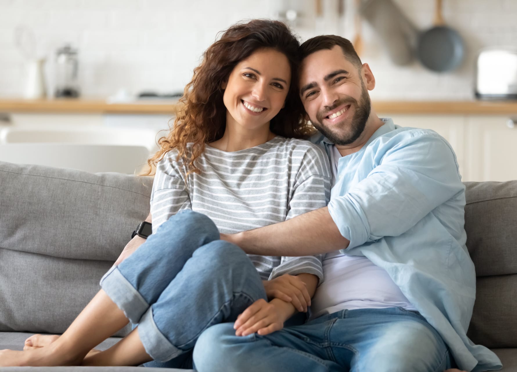 Portrait,Of,Young,35s,Just,Married,Couple,In,Love,Posing Couple