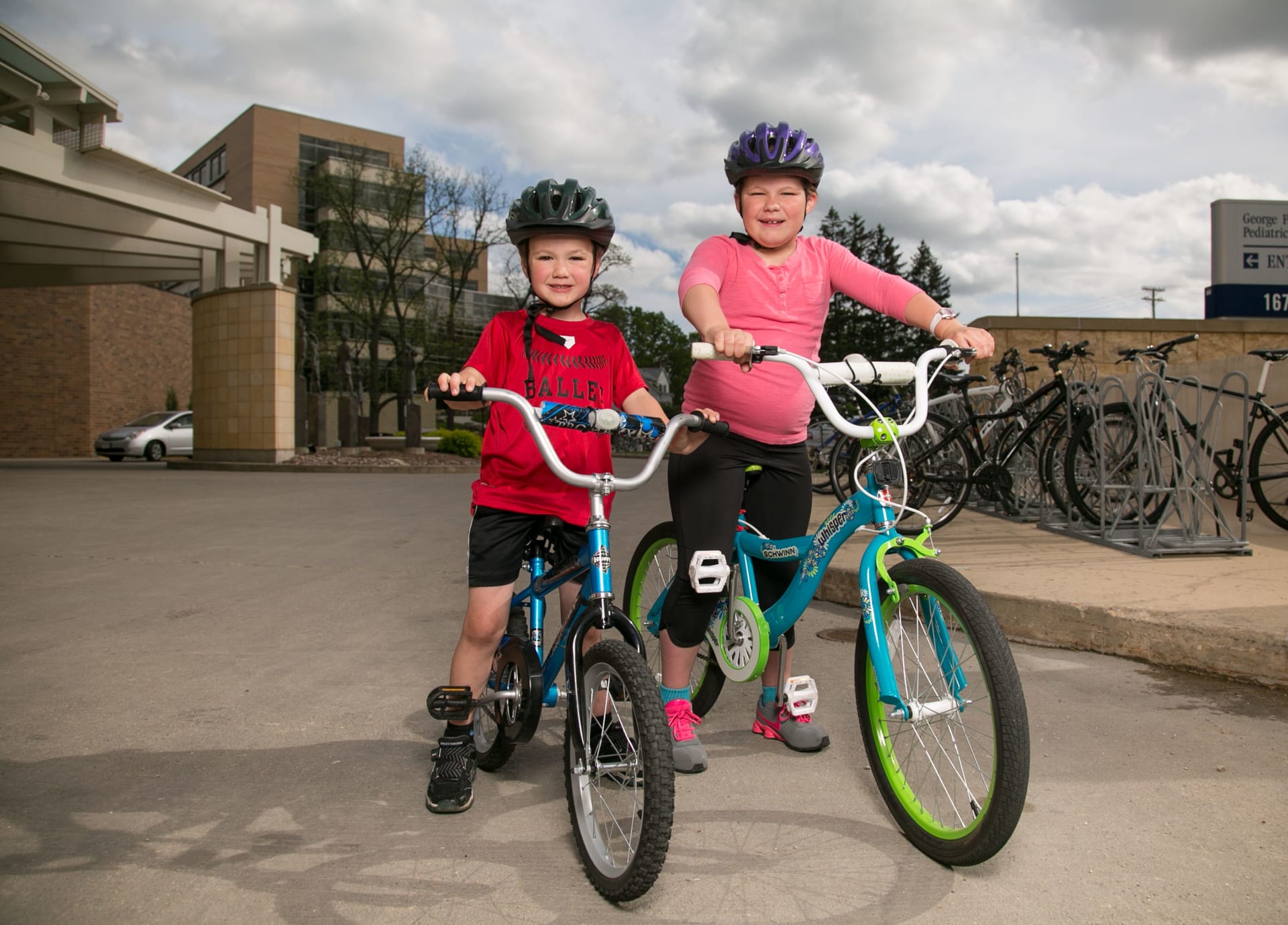 helmets-7151.jpg Image of Children biking