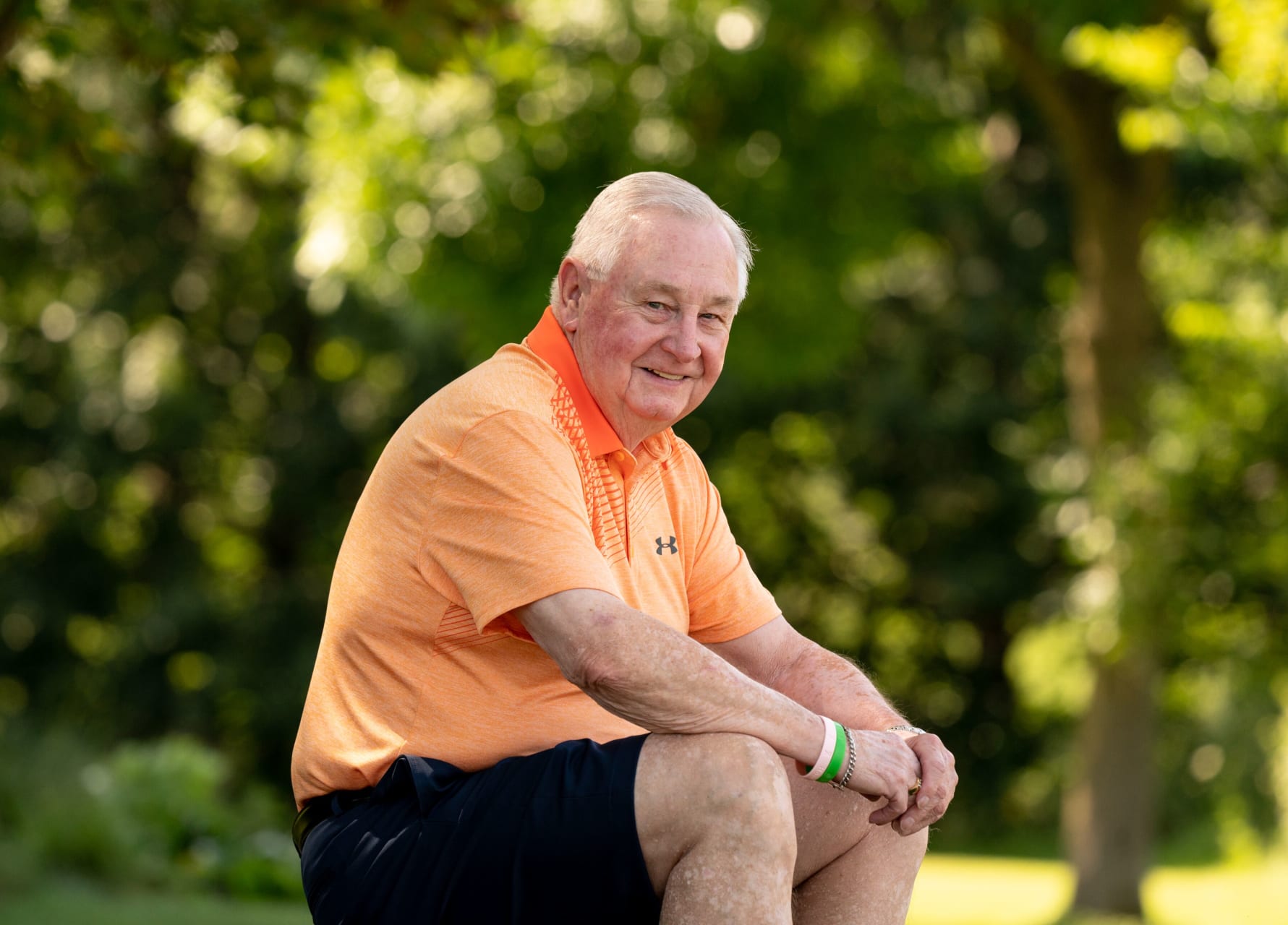 Lawton 372464-1042.jpg Bill Lawton sitting outside.