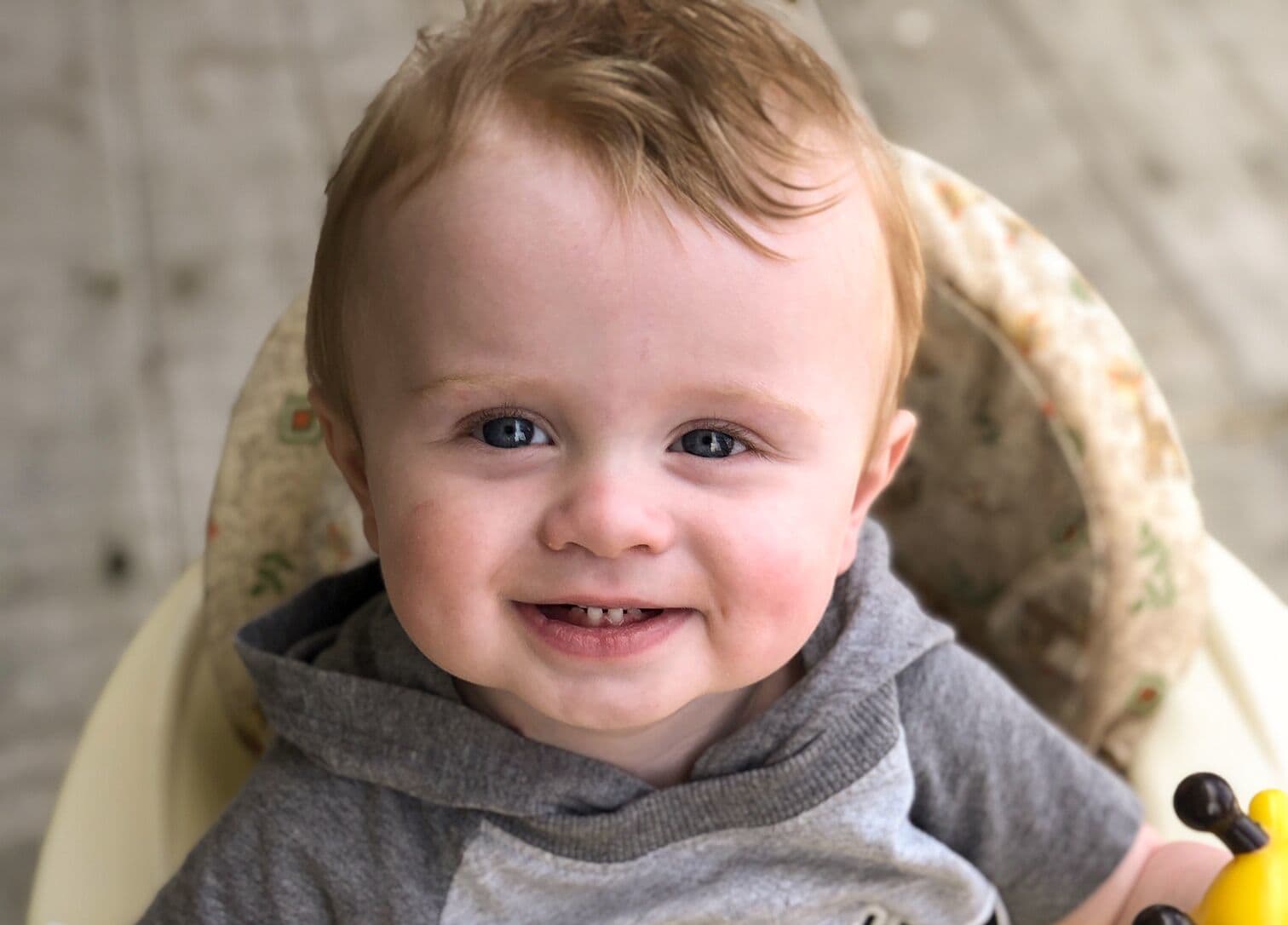 Boone Baby in infant seat