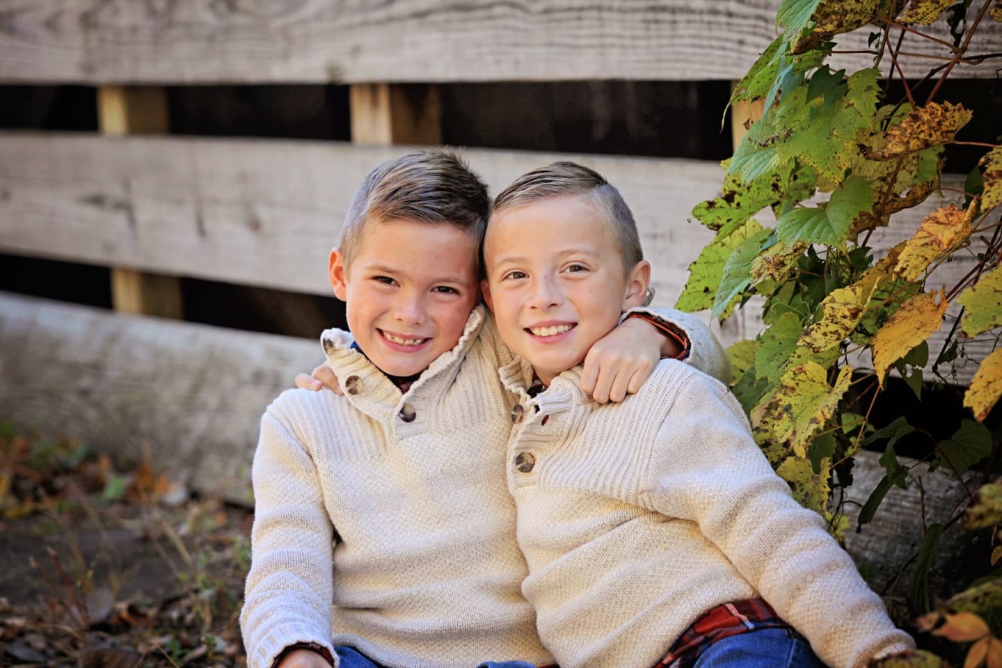 Sam Paulson (right) with his twin Maxfield