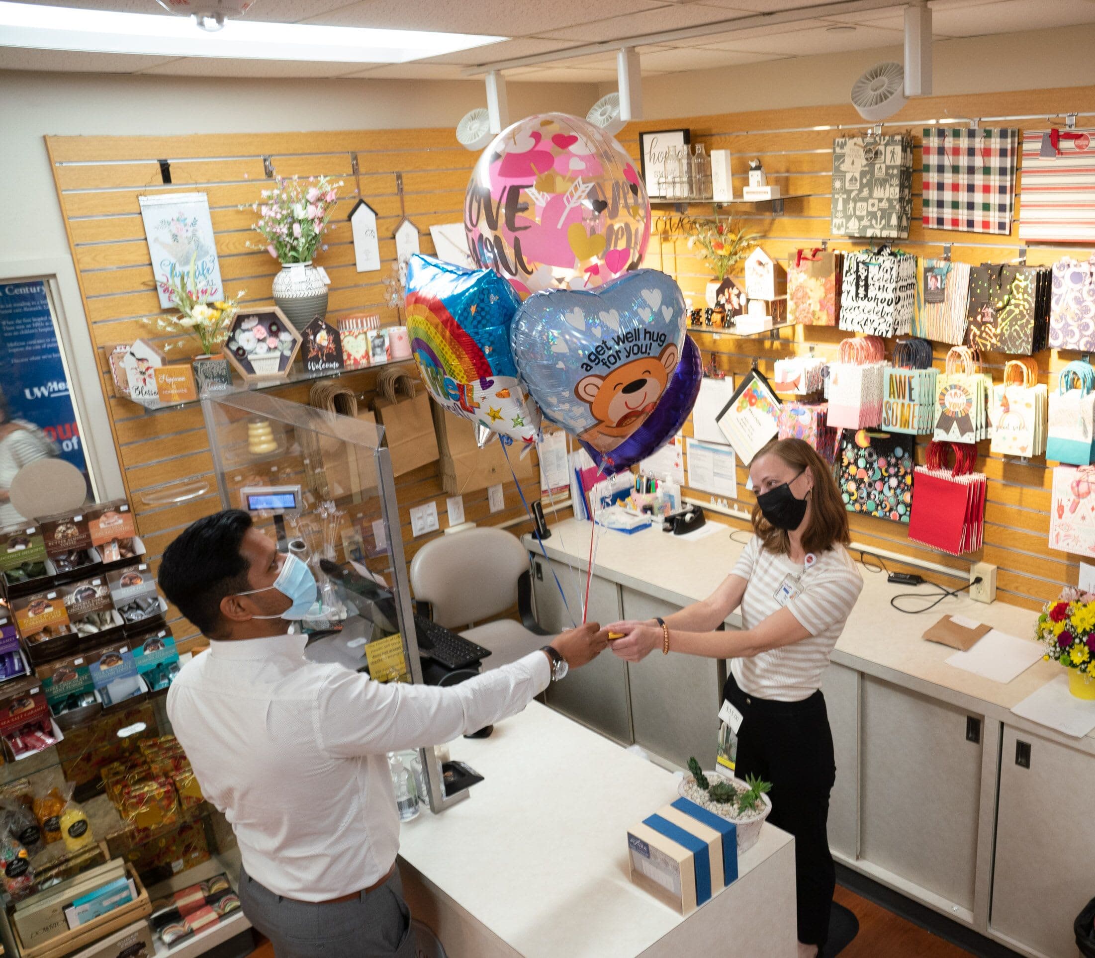 Hospital Store, Gift Shop, Flower Shop and Candy Shop.