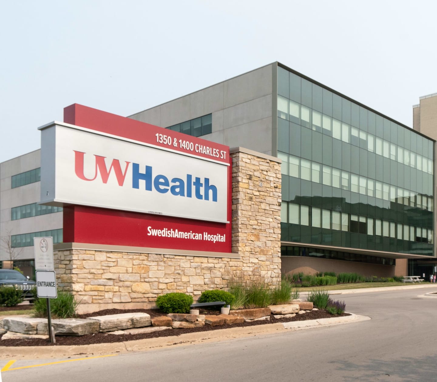 Exterior photo of UW Health Women and Children's Hospital