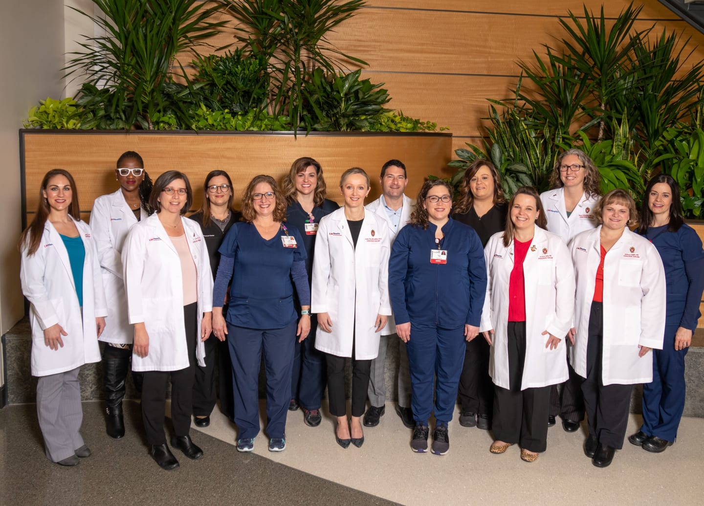 A group of doctors posing for a photo