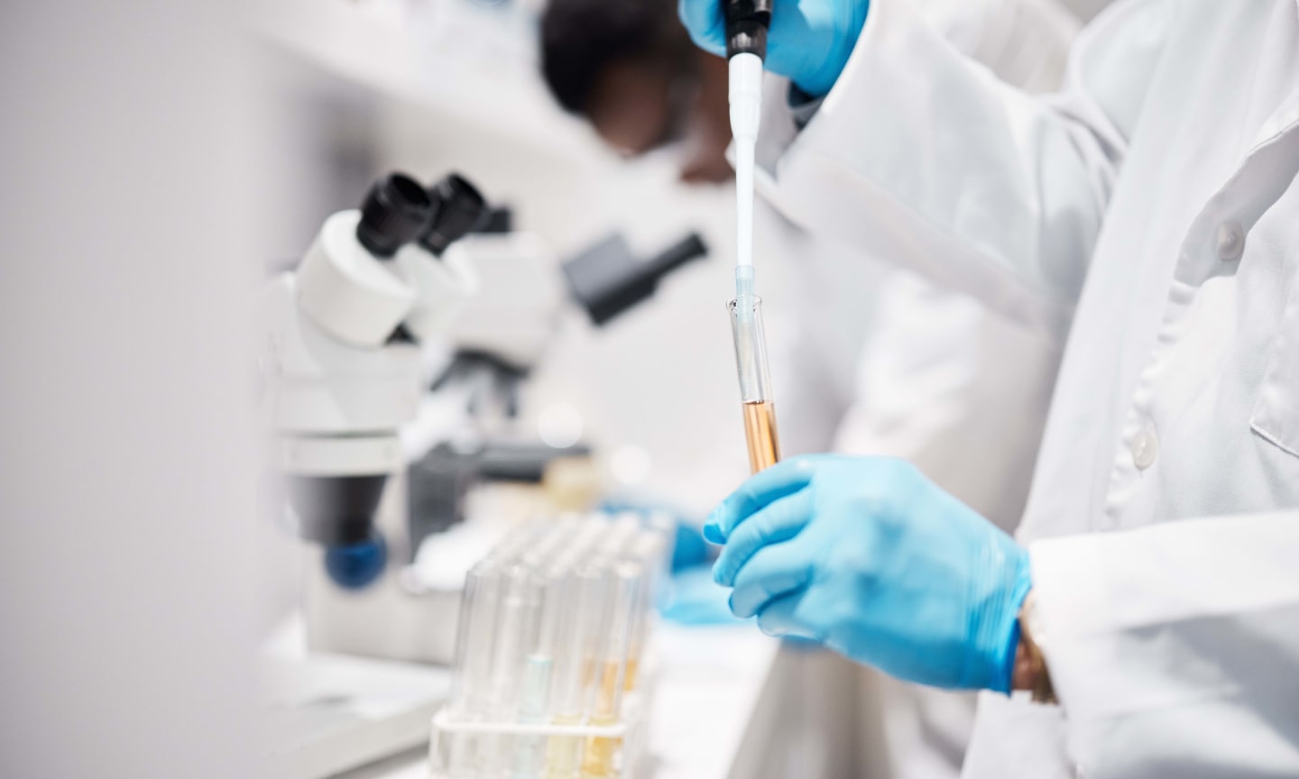 Researcher in a lab