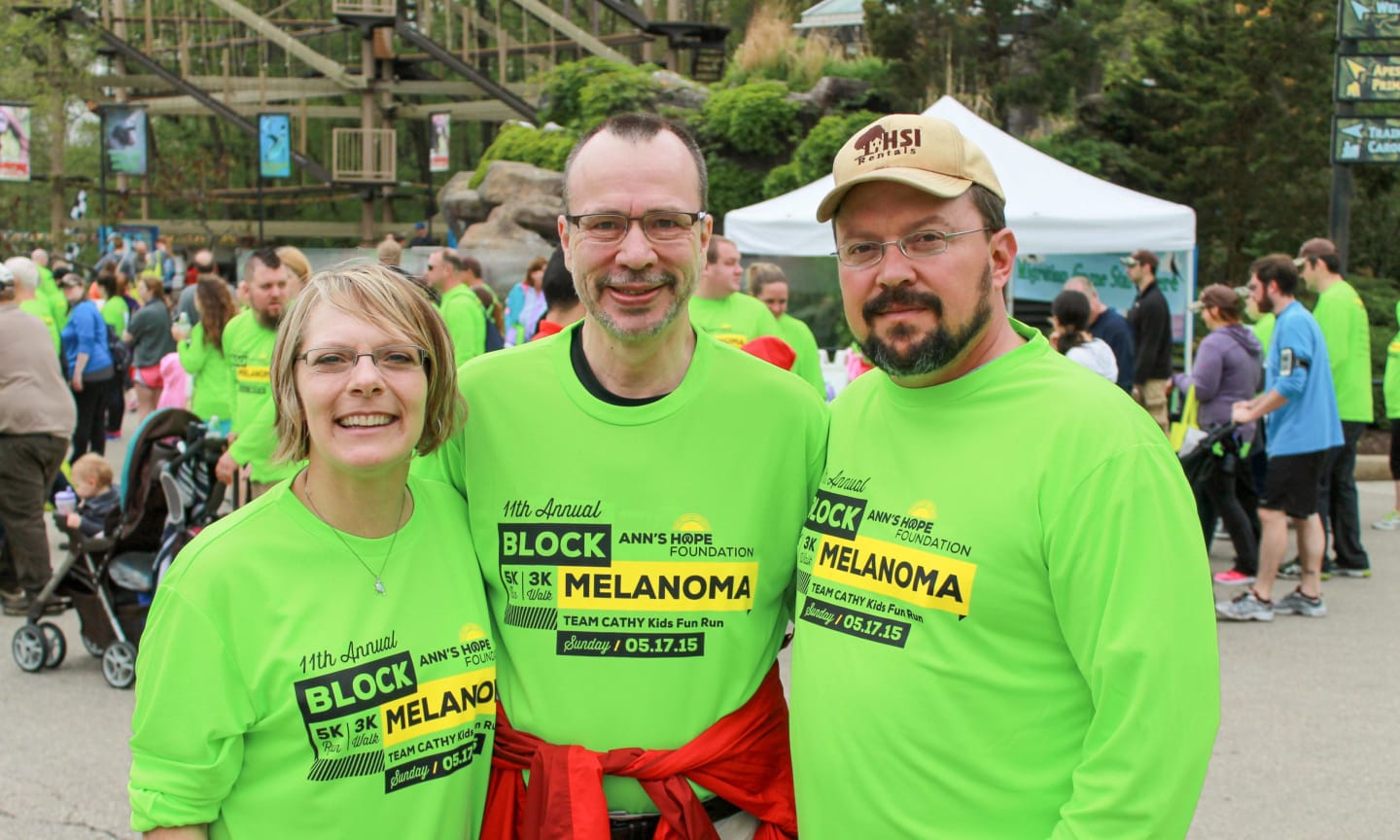 Jill Freiermuth, Dr. Mark Albertini and Jill's husband Bob Freiermuth