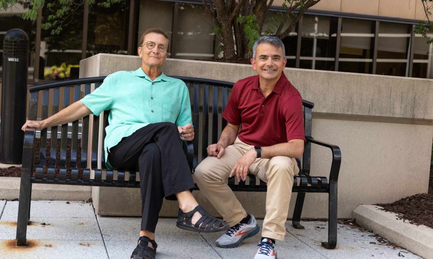 Dr. Arjang “Aji” Djamali and John Jartz