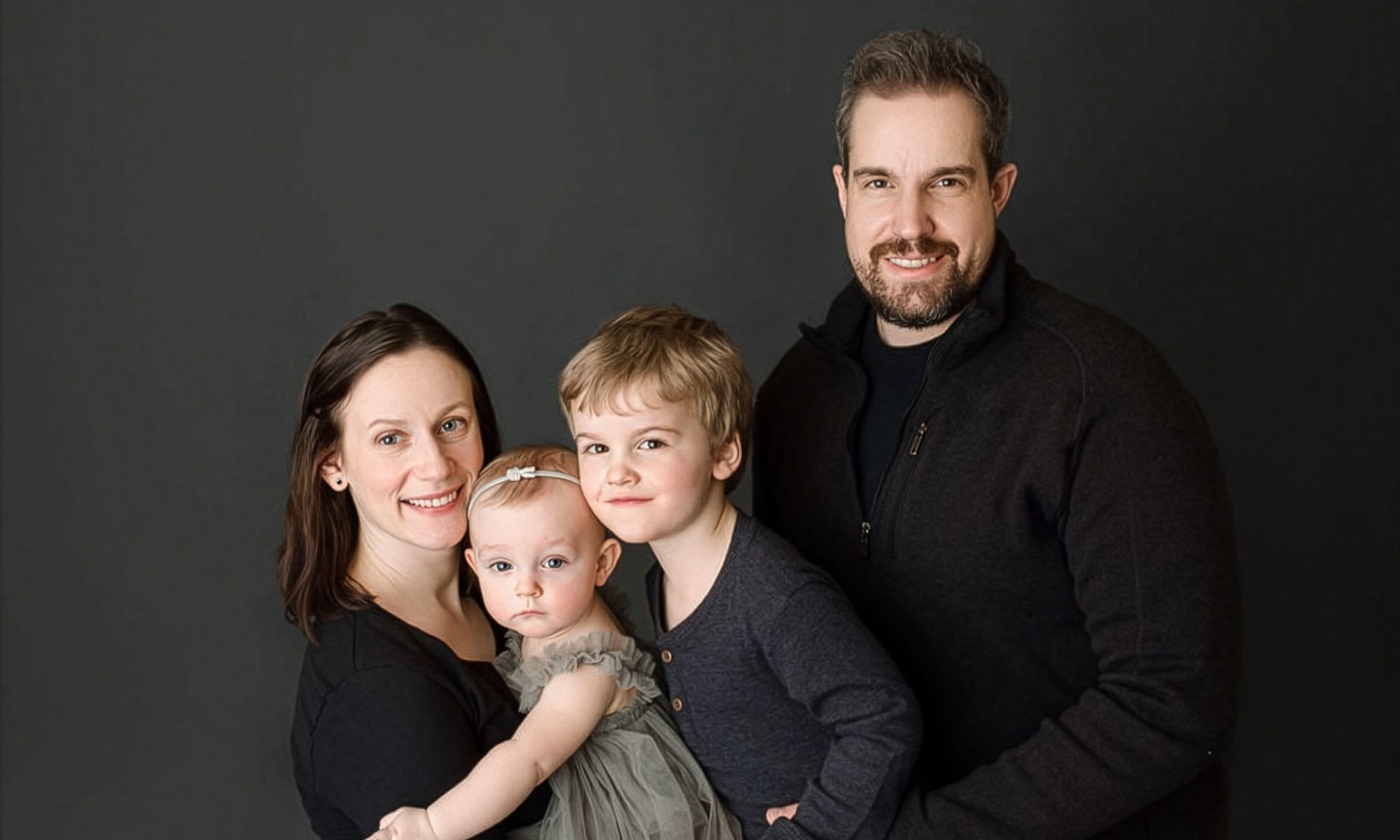 A portrait of the Cooper family