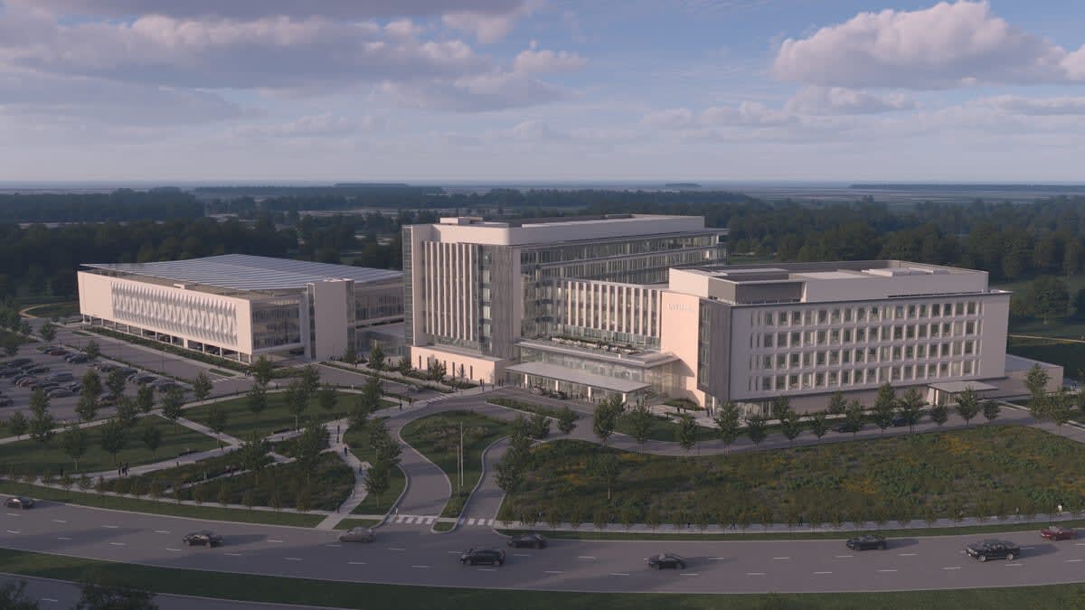 A rendering of the new UW Health Eastpark Medical Center