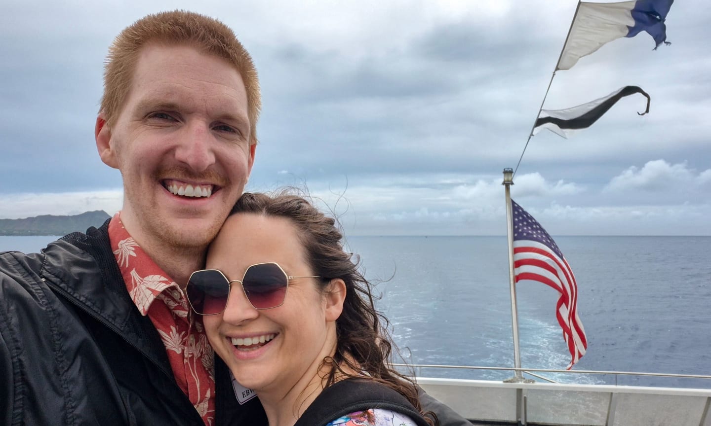 Michael Wilson and his wife Megan