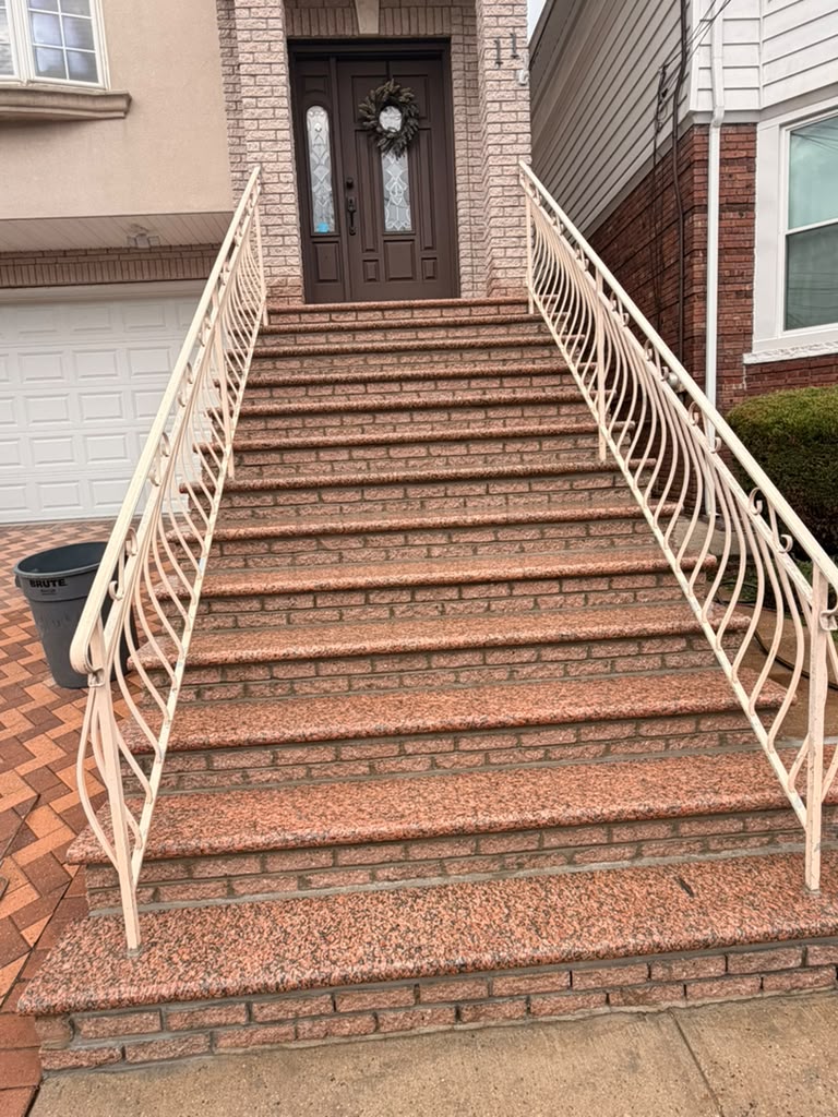 After — Brick Step Repointing — Newark, NJ
