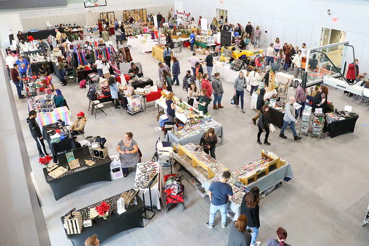 A small local shop expo being help in the UWM campus