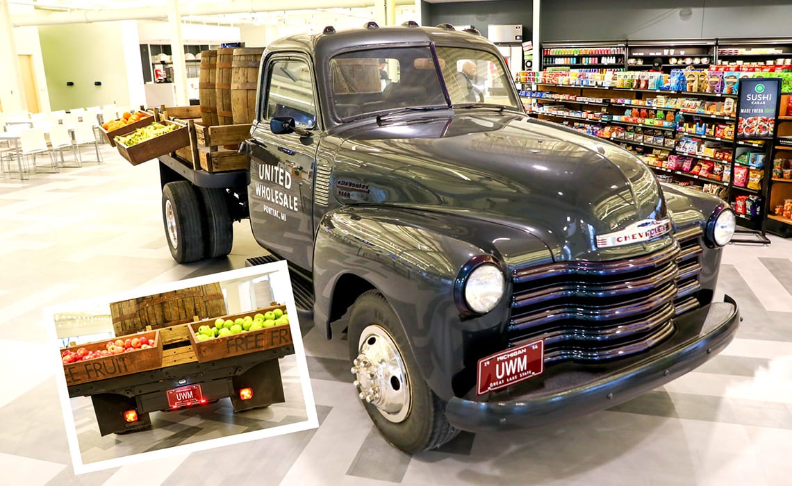 The UWM fruit truck