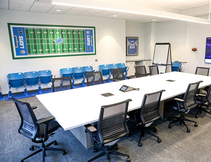 The Silverdome UWM conference room