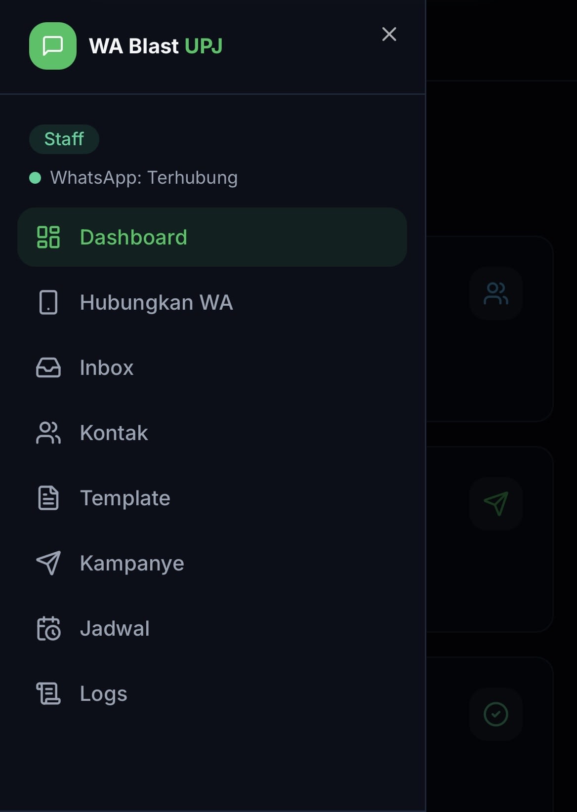Whatsapp Broadcast Universitas Pembangunan Jaya