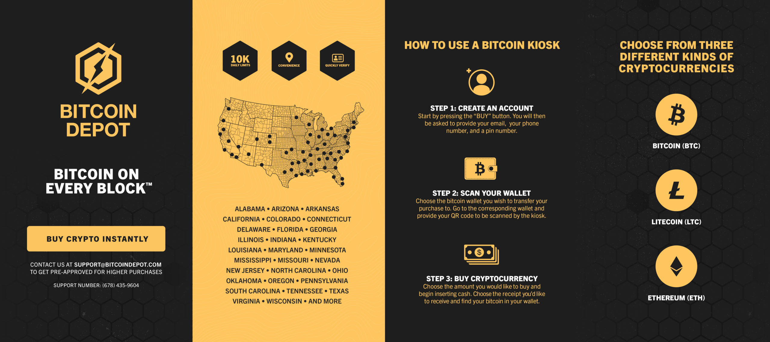 Bitcoin Depot BTM Screen Design – United States Version