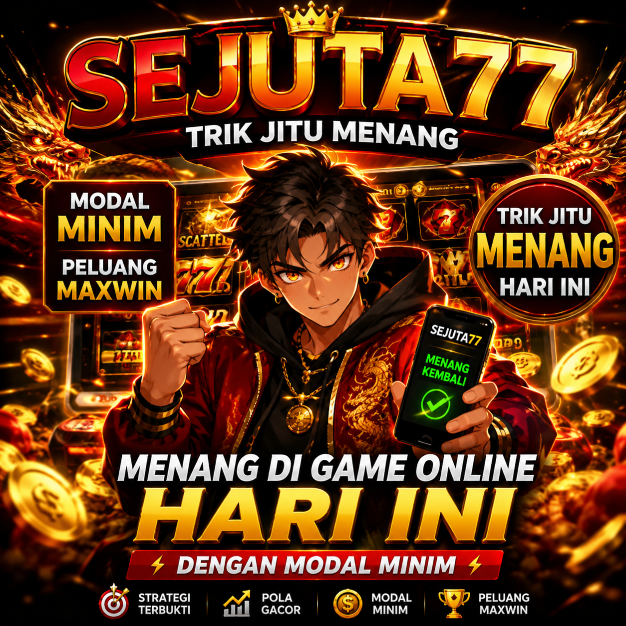 SEJUTA77 : Trik Jitu Menang Di Game Online Hari Ini Dengan Modal Minim