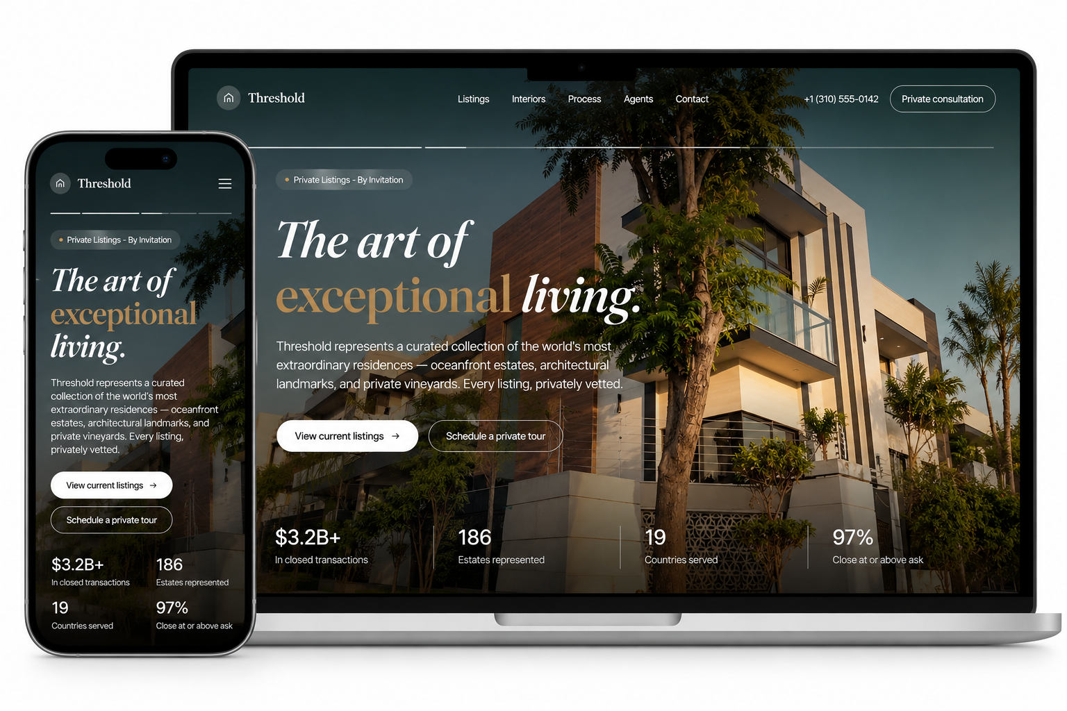 Real Estate Website Template - Tech Traffic Solutions project