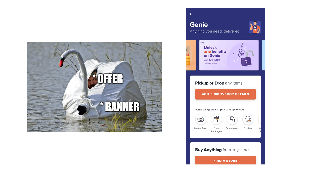 Hiding Swiggy Offer