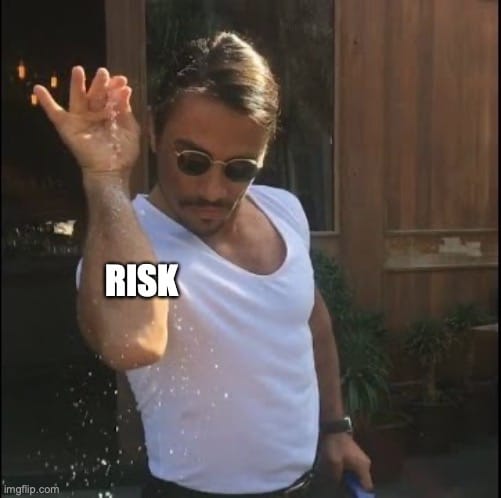 Chef adding Salt meme