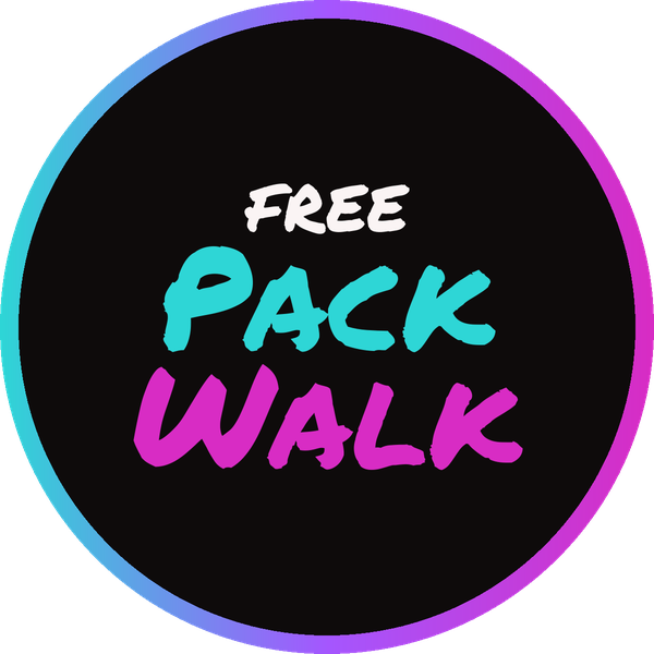 Join the free community pack walk