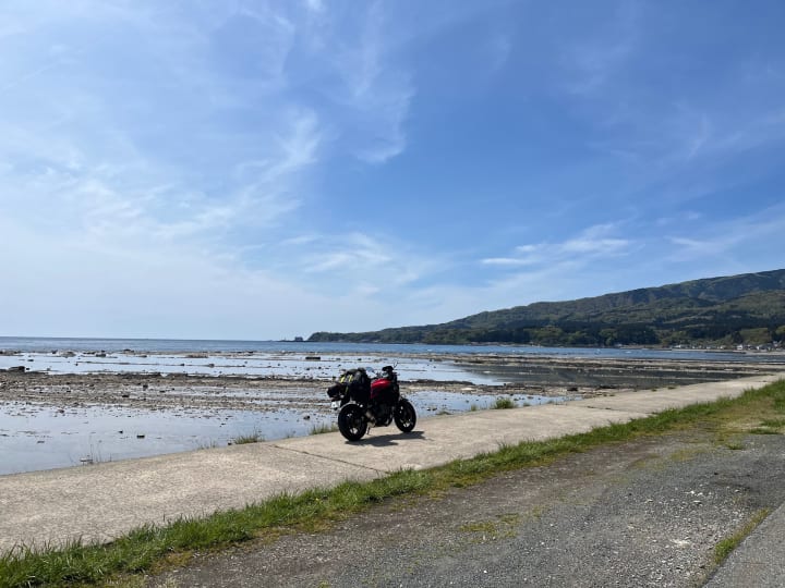秋田県のツーリングスポット 鵜ノ崎
