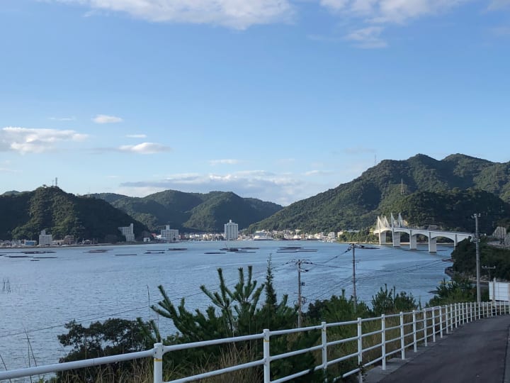 岡山県のツーリングスポット 日生大橋