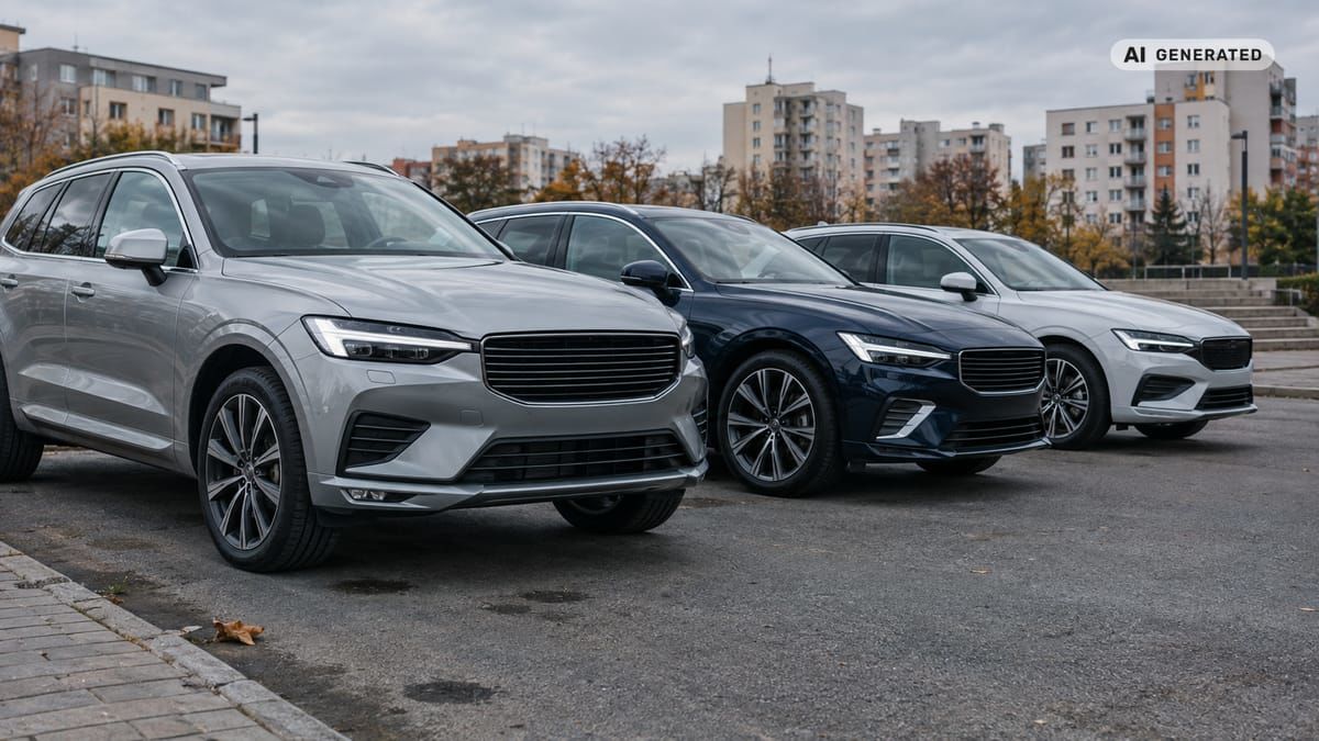 Volvo modely 2026: kompletný prehľad modelovej rady, cien a výbav (obrázok vytvorený AI)