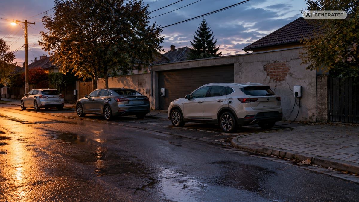 Elektromobil v roku 2026: pre koho sa vyplatí a ako mu spočítať celkové náklady (TCO) (širší kontext) (obrázok vytvorený AI)