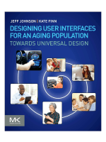 Cover of the book 'Designing User Interfaces for an Aging Population' by Jeff Johnson, Kate Finn
