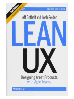 Cover of the book 'Lean UX' by Jeff Gothelf