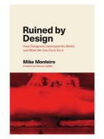 Cover of the book 'Ruined by Design' by Mike Monteiro