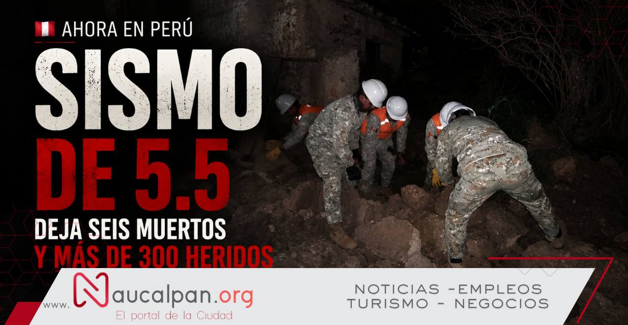 Ahora en Perú: Sismo de 5.5 deja seis muertos y más de 300 heridos