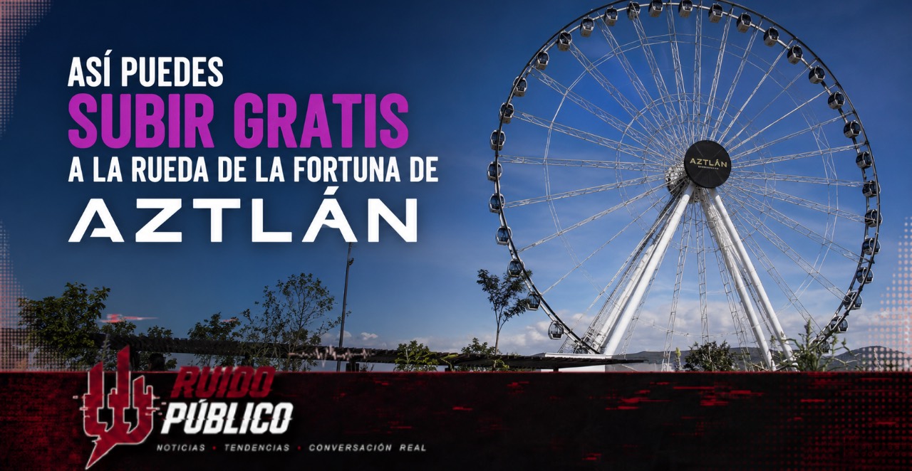 2. ¿Vas a Chapultepec? Así puedes subir gratis a la rueda de la fortuna de Aztlán 🎡